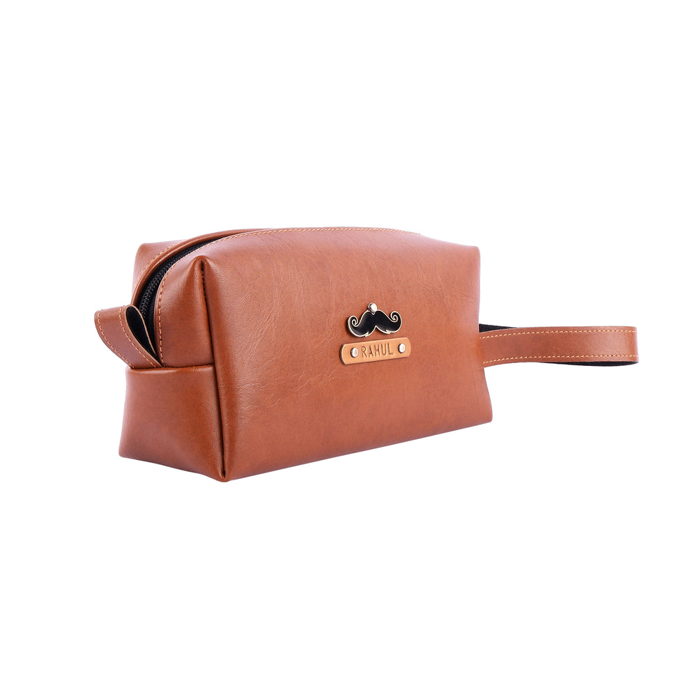 Tan Accessories Pouch
