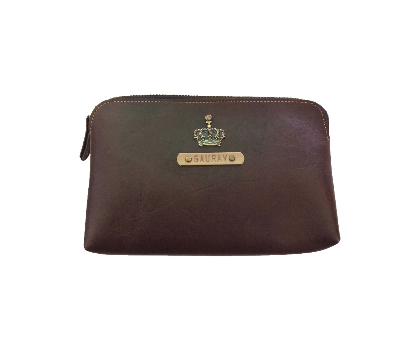Dark Brown Travel Pouch - The Junket