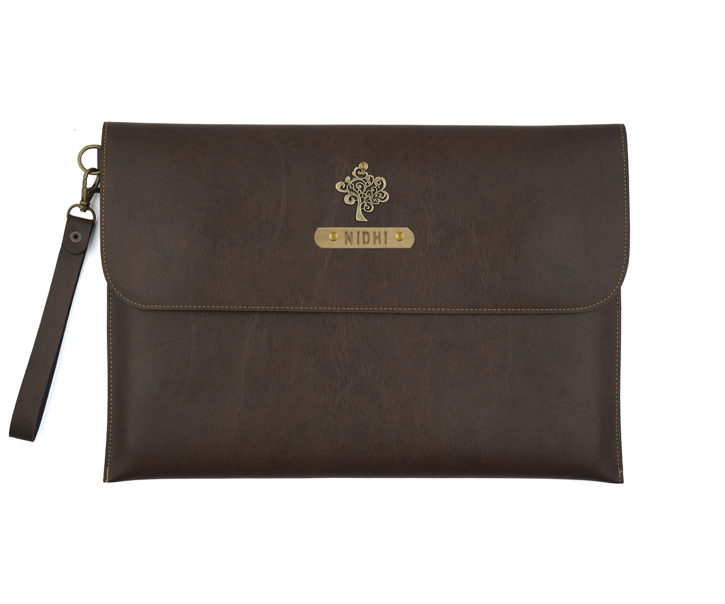 Dark Brown Laptop Sleeve - The Junket