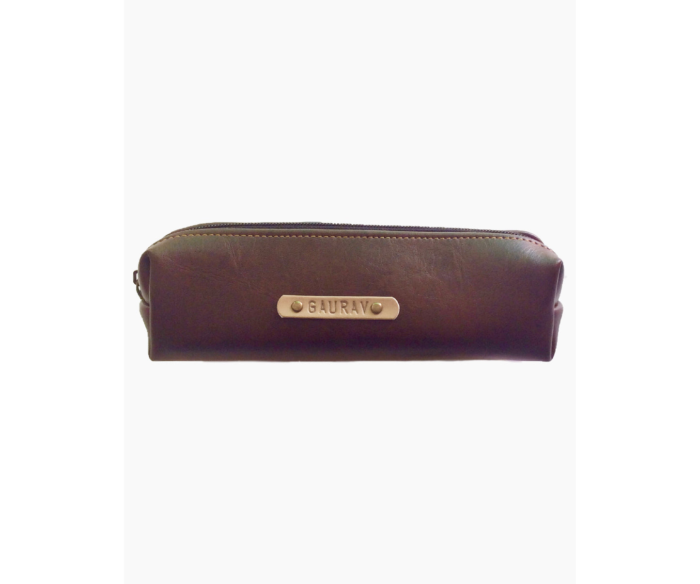 Dark Brown Pencil Pouch - The Junket