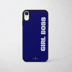 Personalized Glass Mobile Cover - Bold