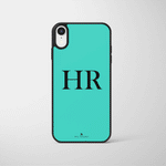 Personalized Glass Mobile Cover - Initials