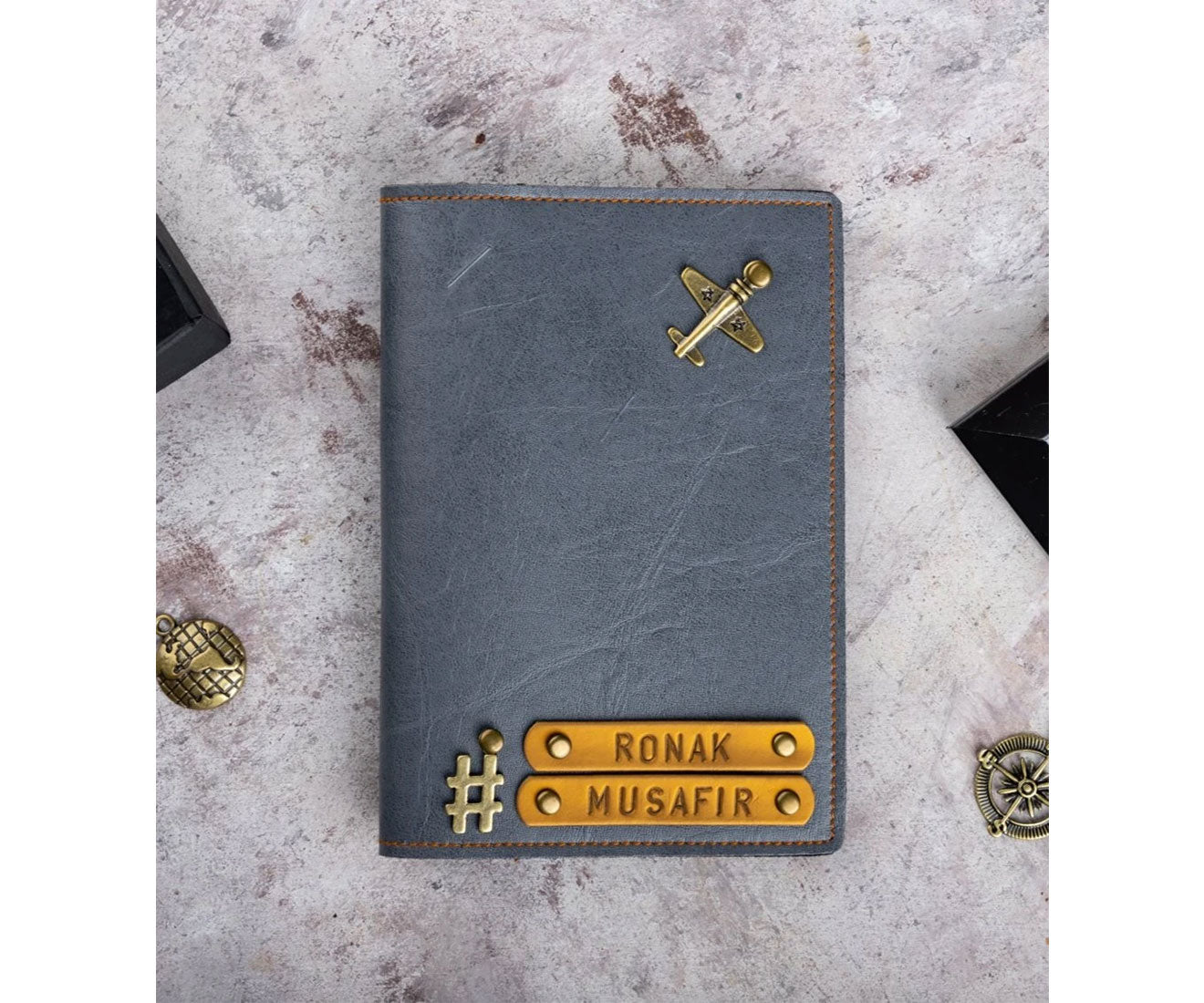 #Hashtag Personalised Passport Cover - The Junket