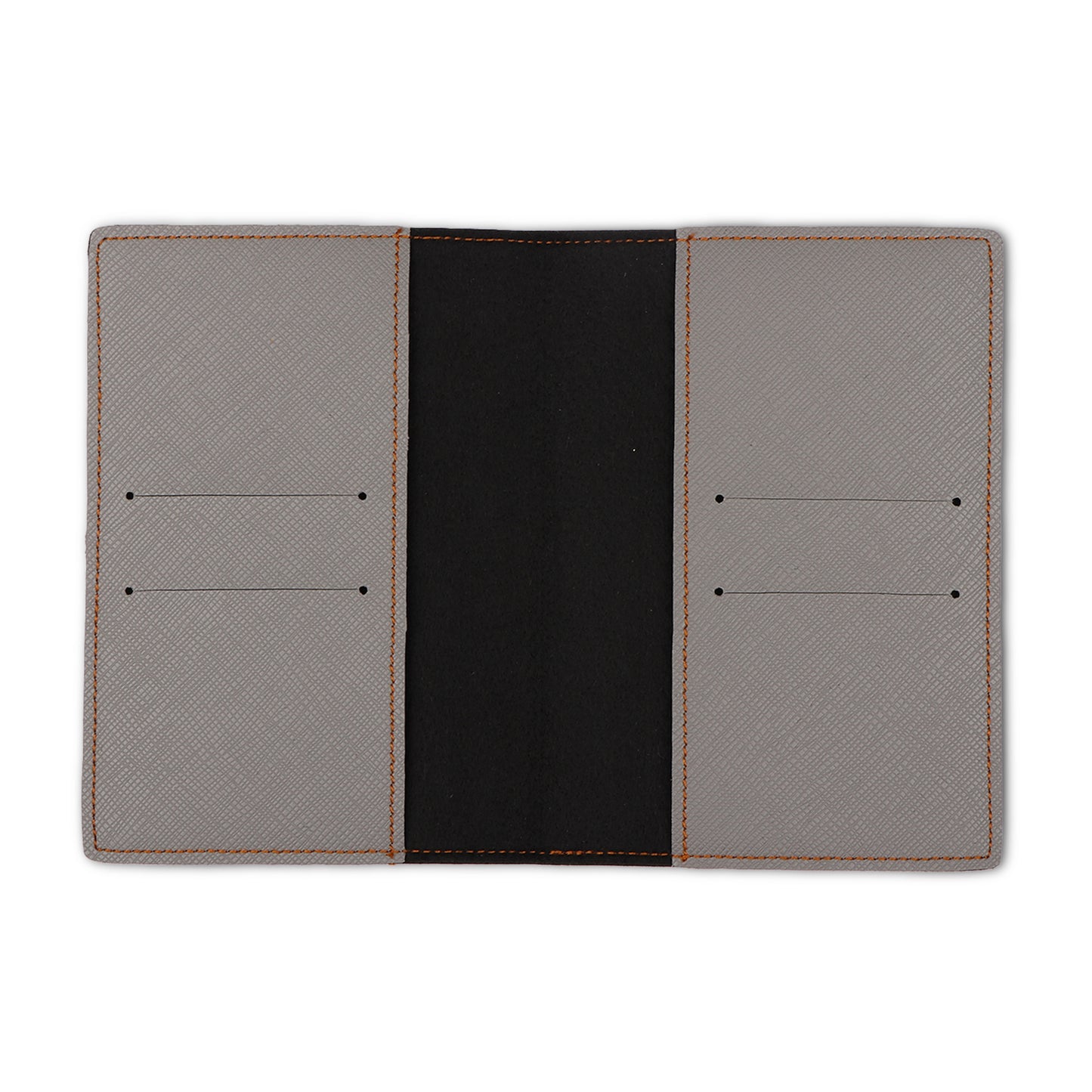 Ash Grey Textured Passport Cover - The Junket