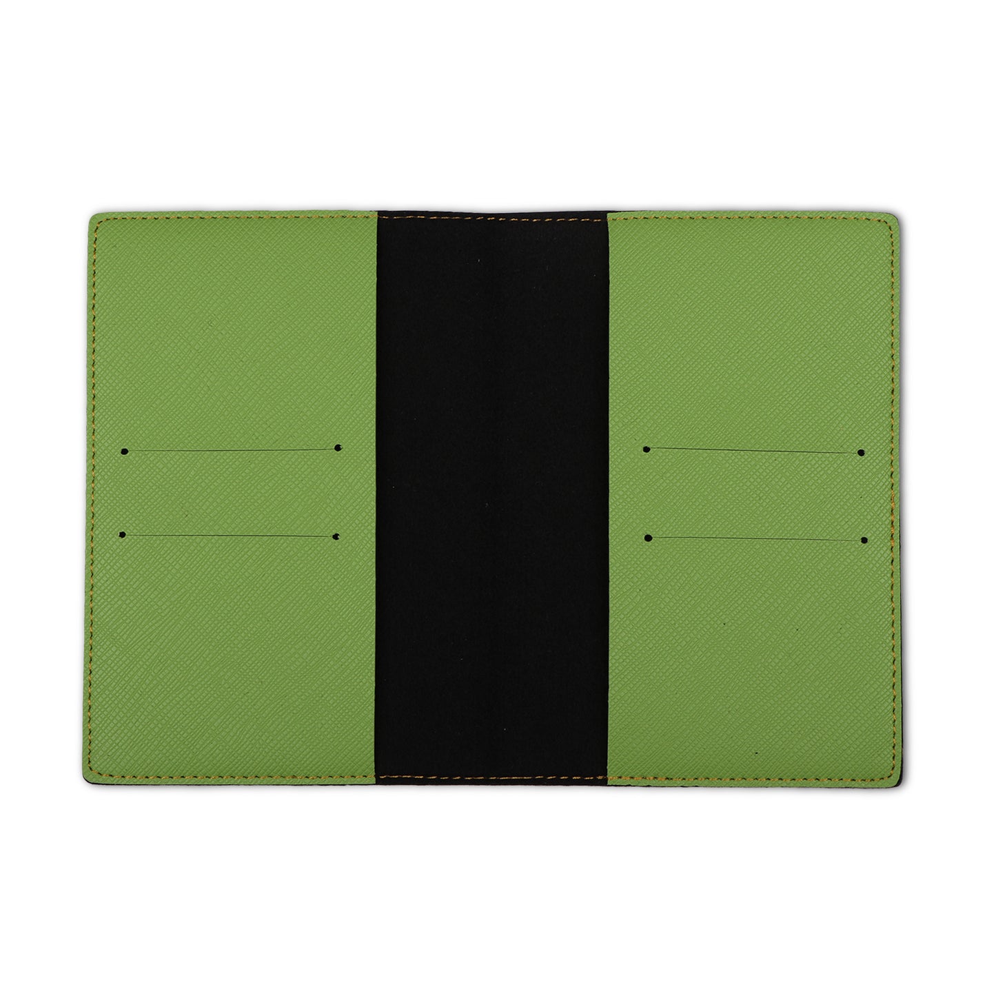 Light Green Textured Passport Cover - The Junket
