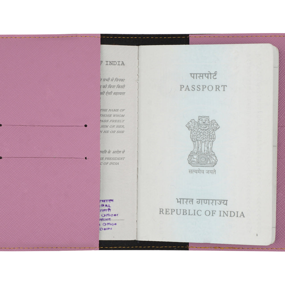 
                  
                    Light Purple Textured Passport Cover - The Junket
                  
                