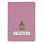 Personalized Light Purple Textured Passport Cover