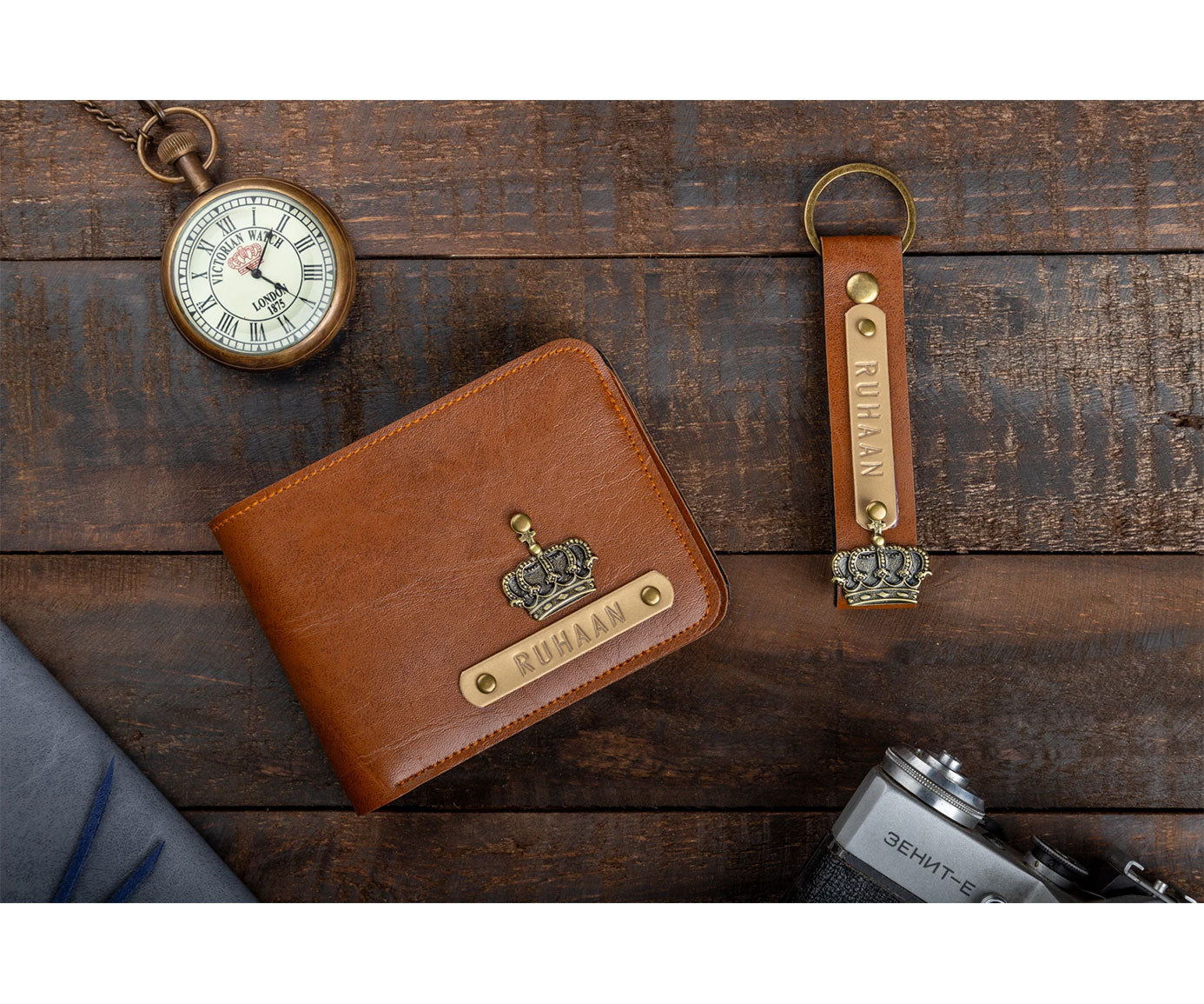 Mens Wallet & Keychain Combo - The Junket