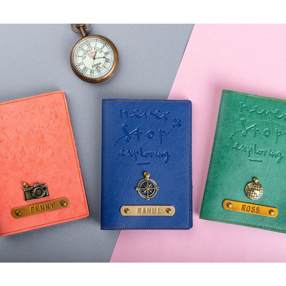 
                  
                    Never Stop Exploring - Passport Cover - The Junket
                  
                