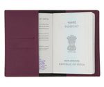 Purple Textured Passport Cover - The Junket