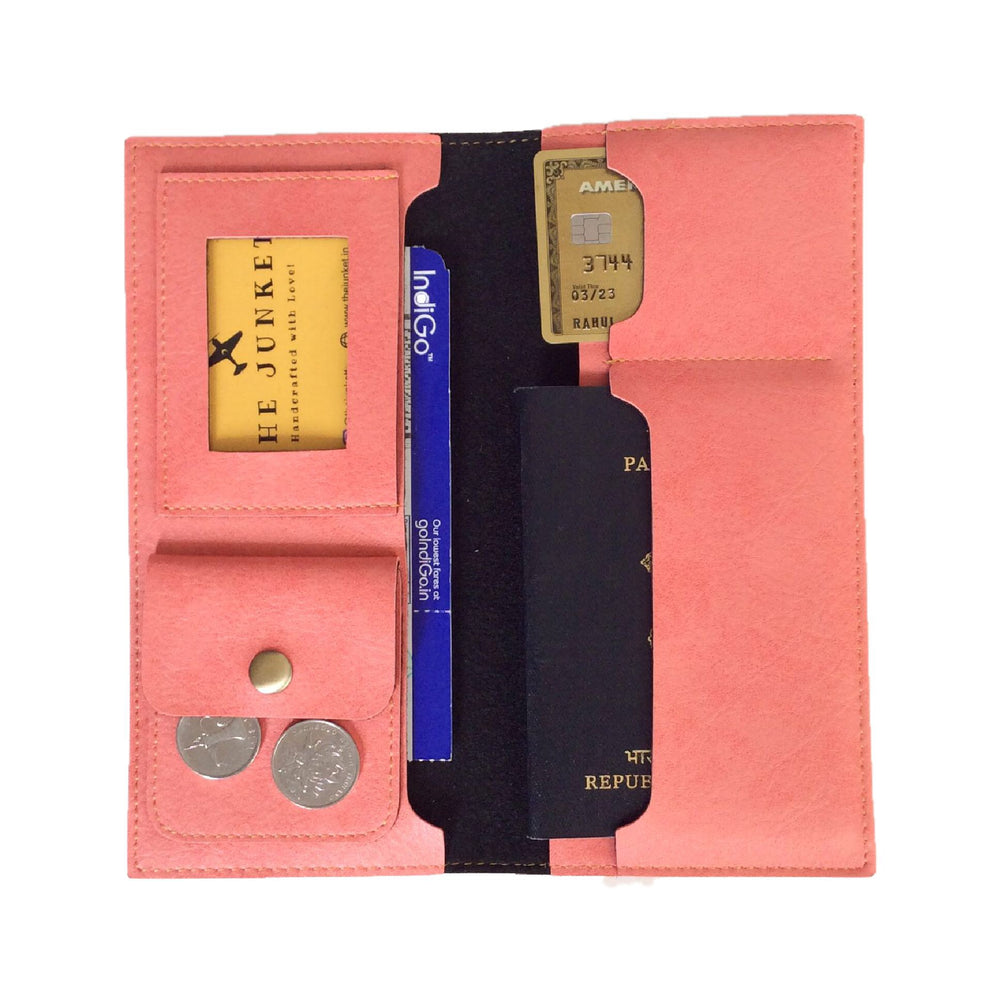 
                  
                    Peach Travel Folder - The Junket
                  
                