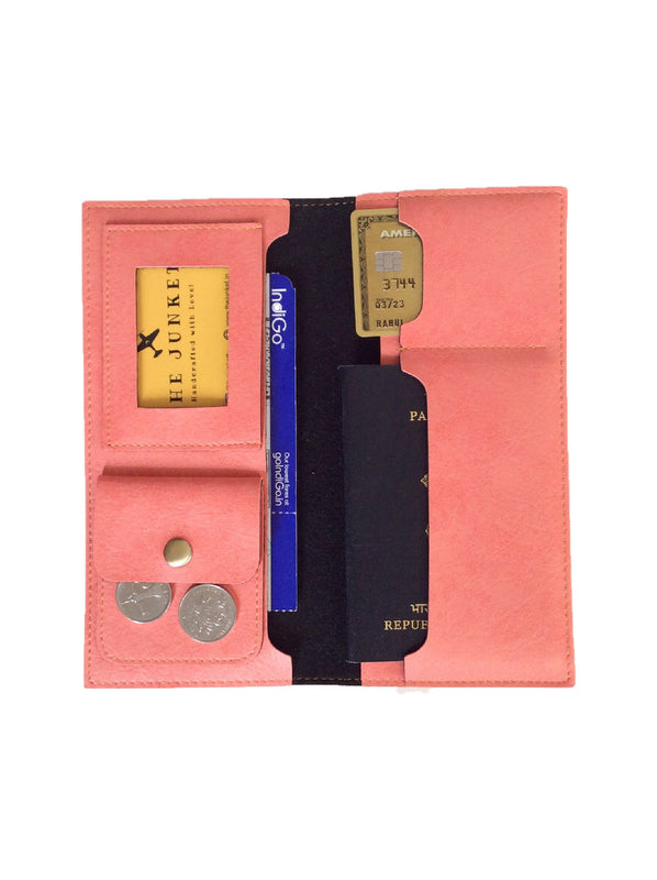Peach Travel Folder - The Junket