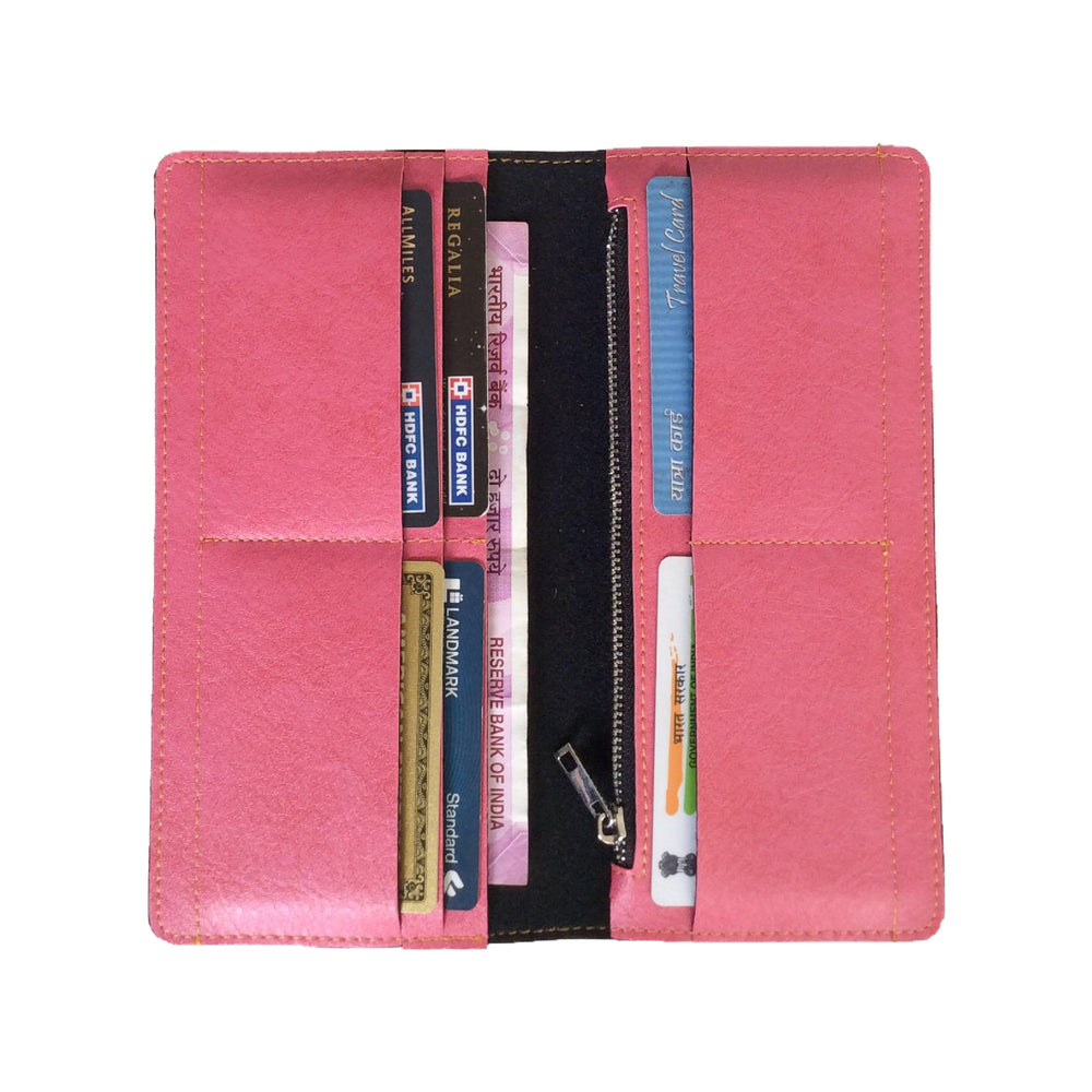 Pink Womens Wallet - The Junket