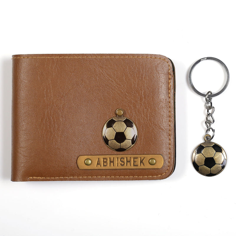 Personalised Mens Wallet - Football