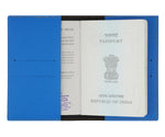 Royal Blue Textured Passport Cover - The Junket