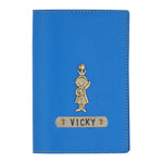 Personalized Royal Blue Textured Passport Cover