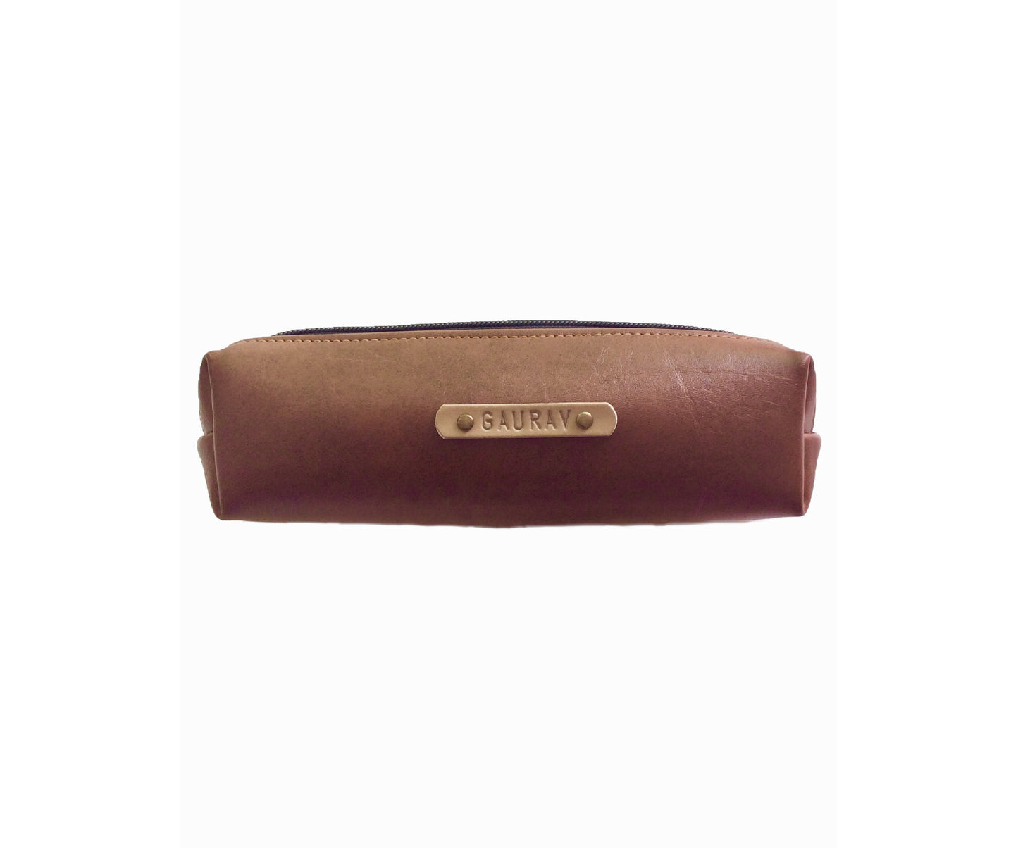 Tan Pencil Pouch - The Junket