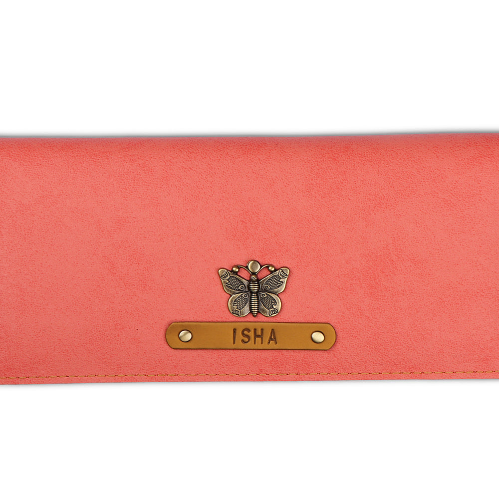 Peach Womens Wallet - The Junket